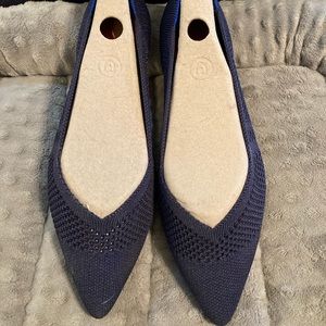 NWOB Rothy’s Maritime Navy Lattice Point